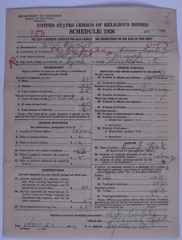 Scan of Free Will Baptists: 33