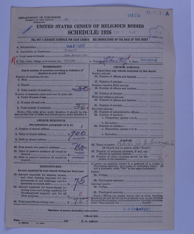 Scan of Negro Baptists: 9475