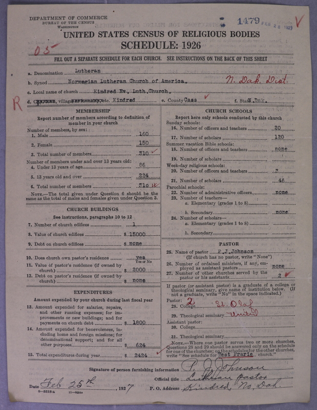Scan of Norwegian Lutheran Church of America: 1479