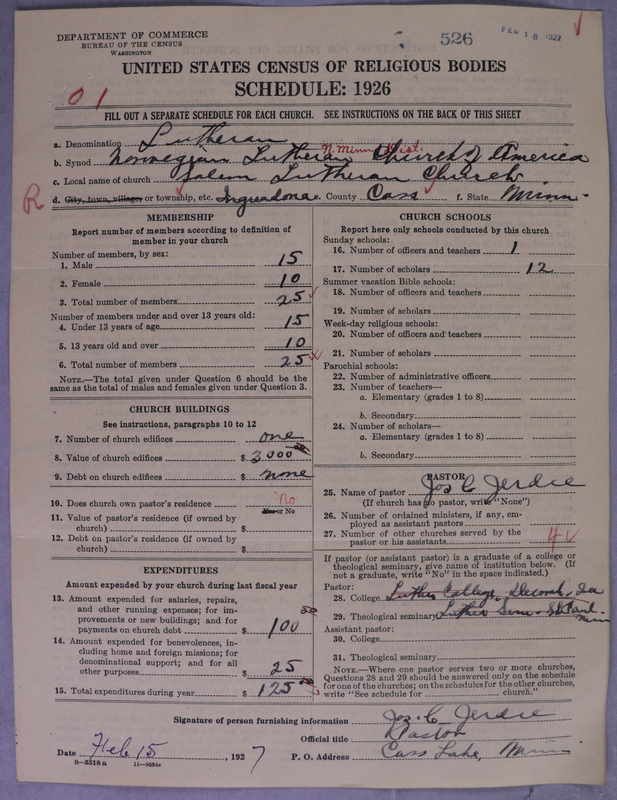 Scan of Norwegian Lutheran Church of America: 526