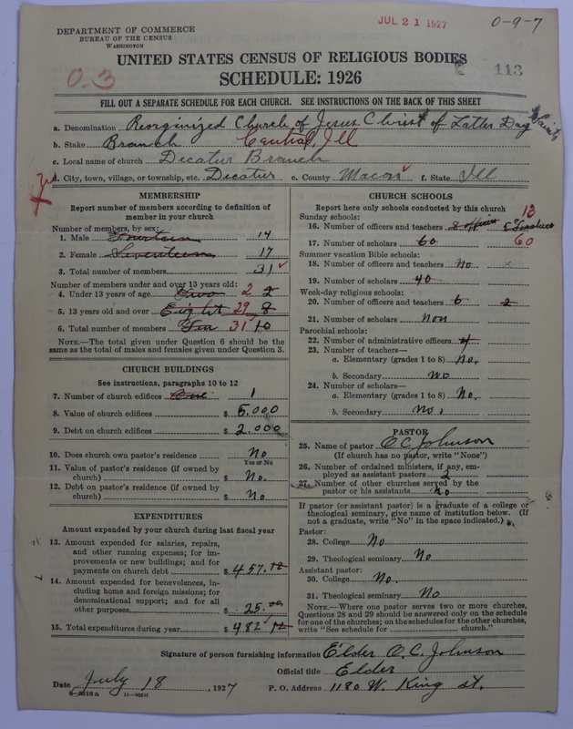Scan of Reorganized Church of Jesus Christ of Latter Day Saints: 113