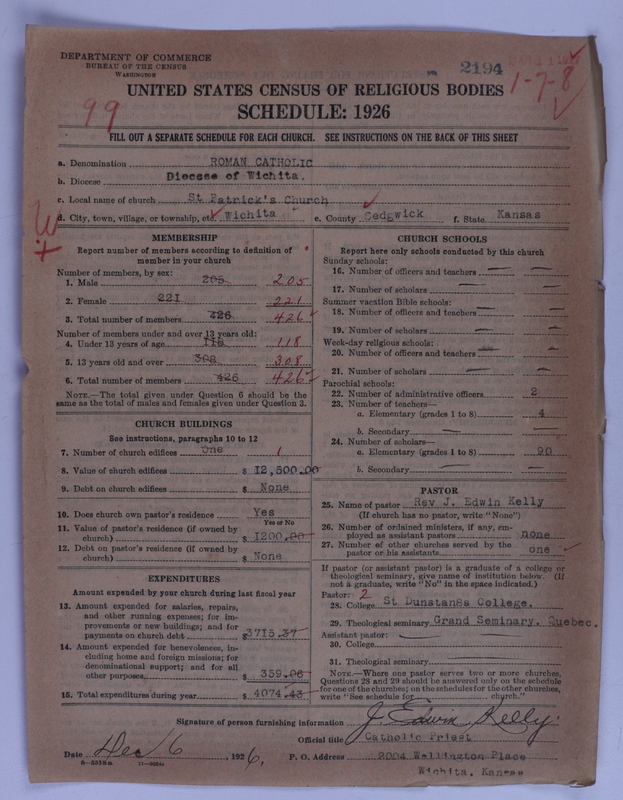 Scan of Roman Catholic Church: 2194
