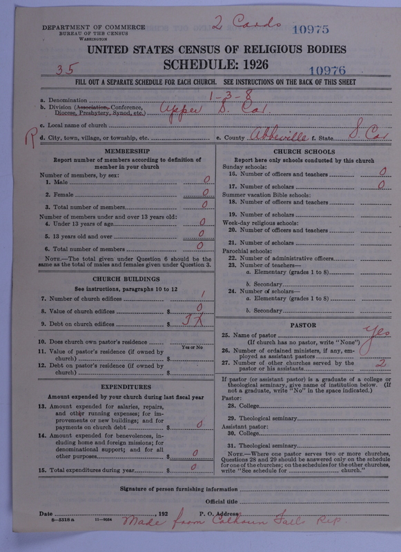 Scan of Methodist Episcopal Church, South: 10976