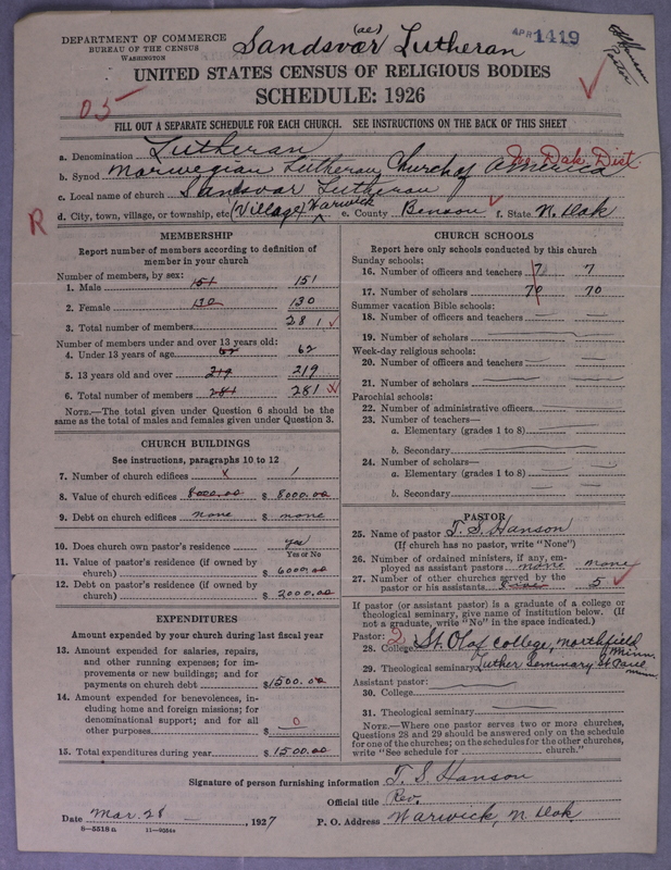 Scan of Norwegian Lutheran Church of America: 1419