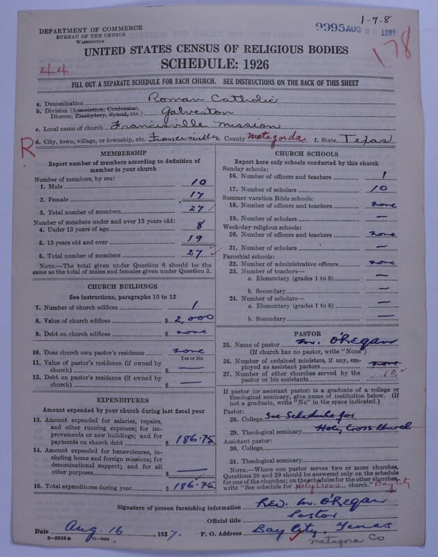 Scan of Roman Catholic Church: 9995