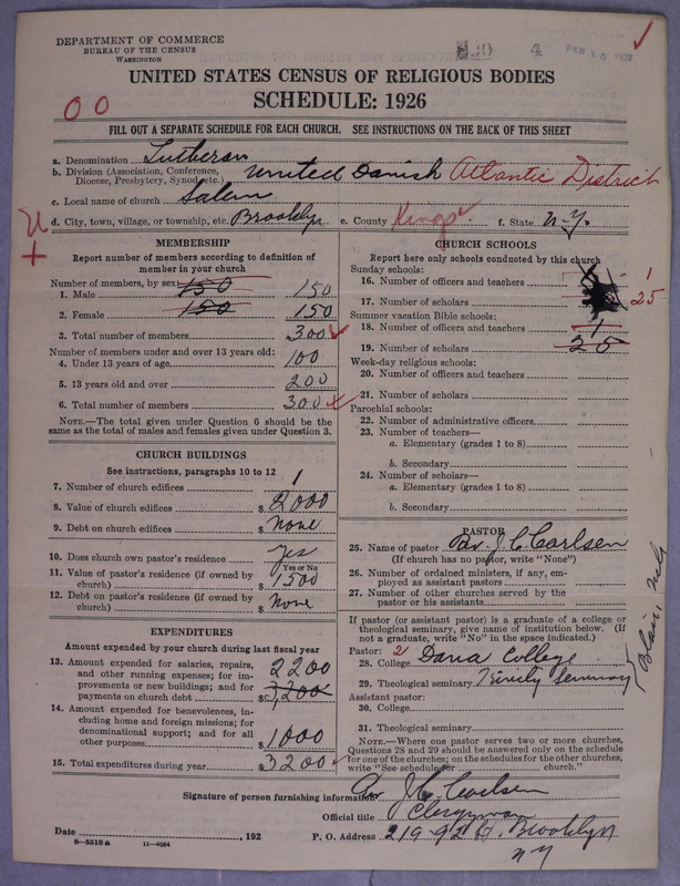 Scan of United Danish Evangelical Lutheran Church in America: 4
