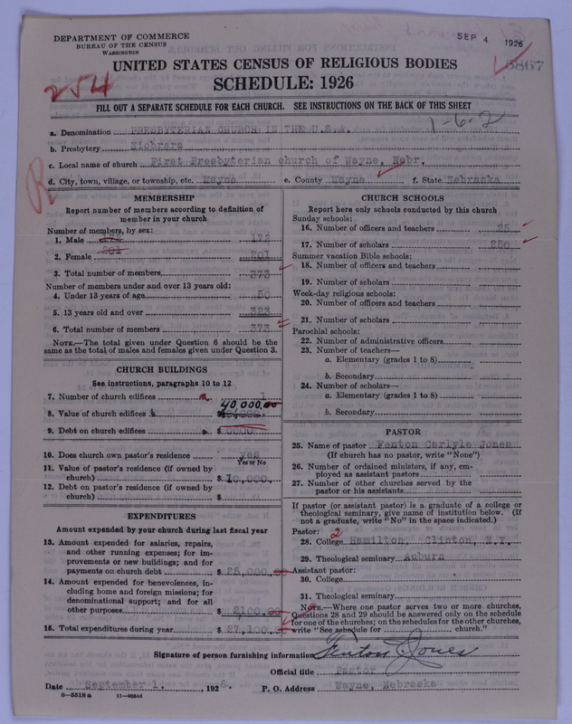 Scan of Presbyterian Church in the United States of America: 5867