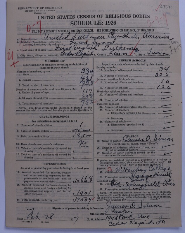 Scan of United Lutheran Church in America: 2576