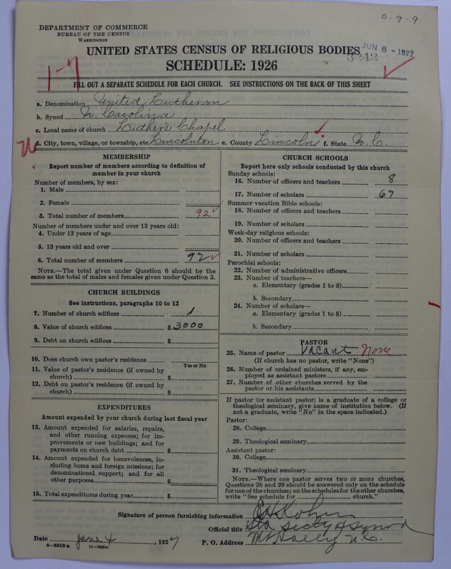 Scan of United Lutheran Church in America: 3242