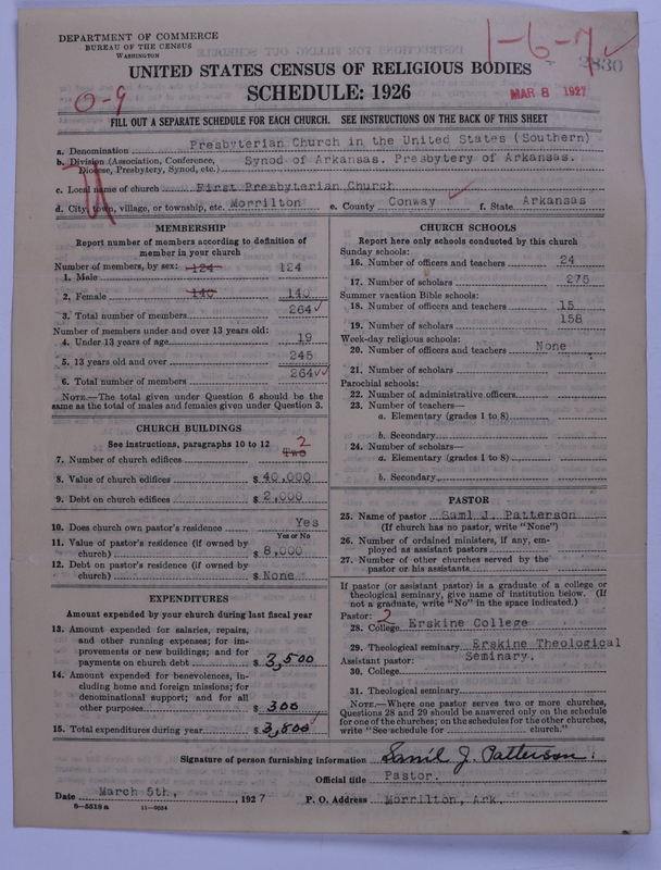 Scan of Presbyterian Church in the United States: 2830