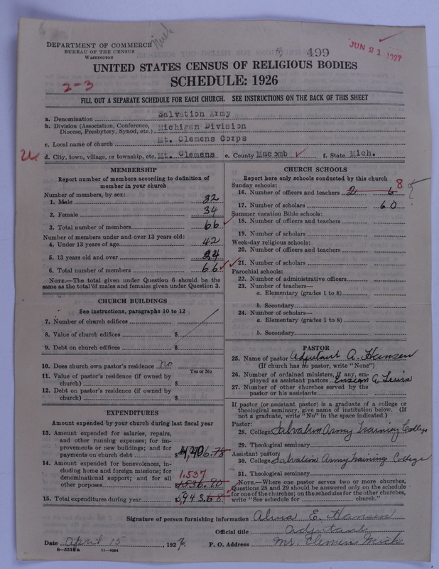 Scan of Salvation Army: 499