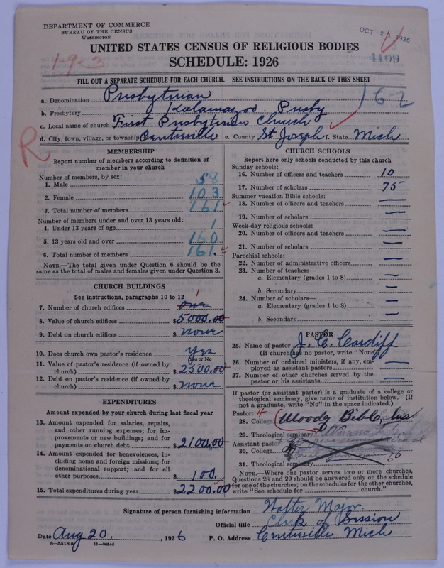 Scan of Presbyterian Church in the United States of America: 4109