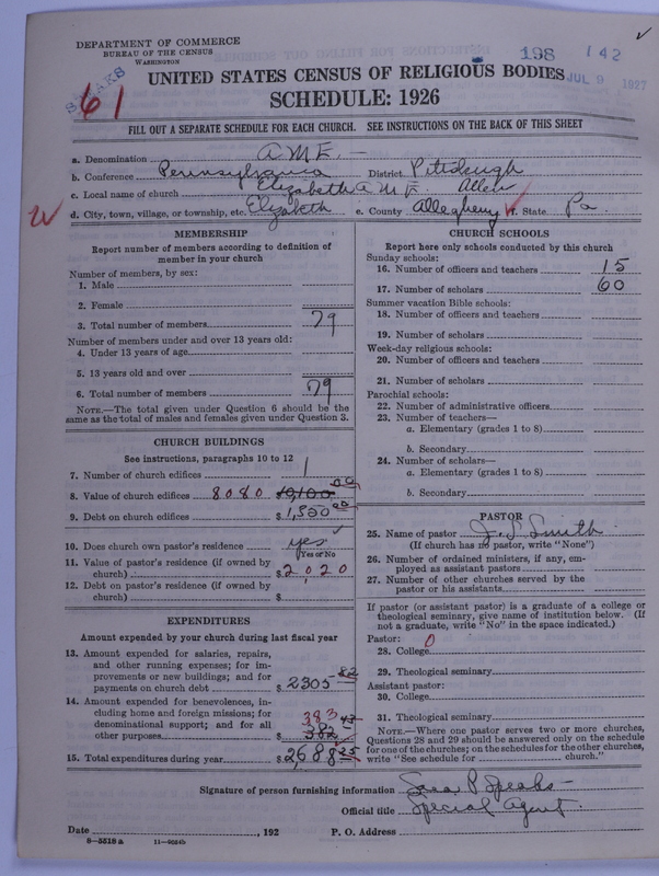 Scan of African Methodist Episcopal Church: 198