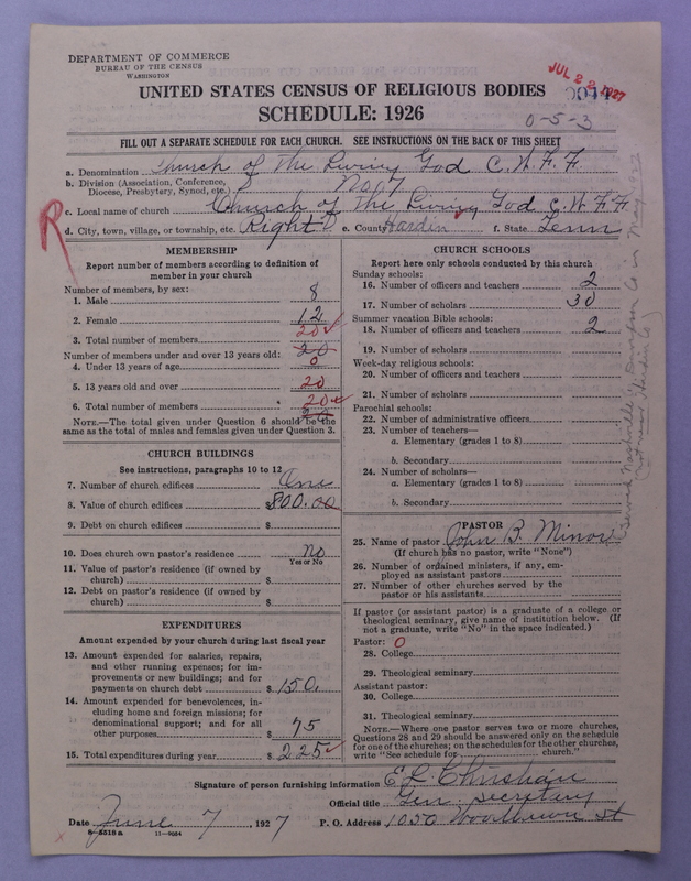 Scan of Church of the Living God, Christian Workers for Fellowship: 44