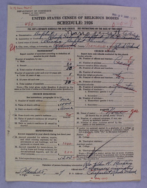 Scan of Northern Baptist Convention: 950