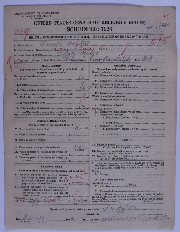 Scan of Free Will Baptists: 892