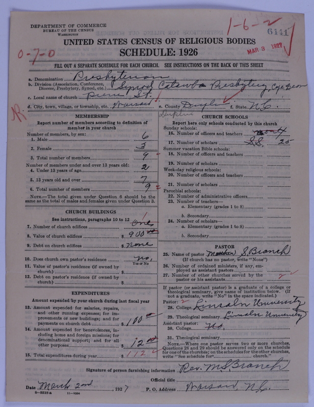 Scan of Presbyterian Church in the United States of America: 6441