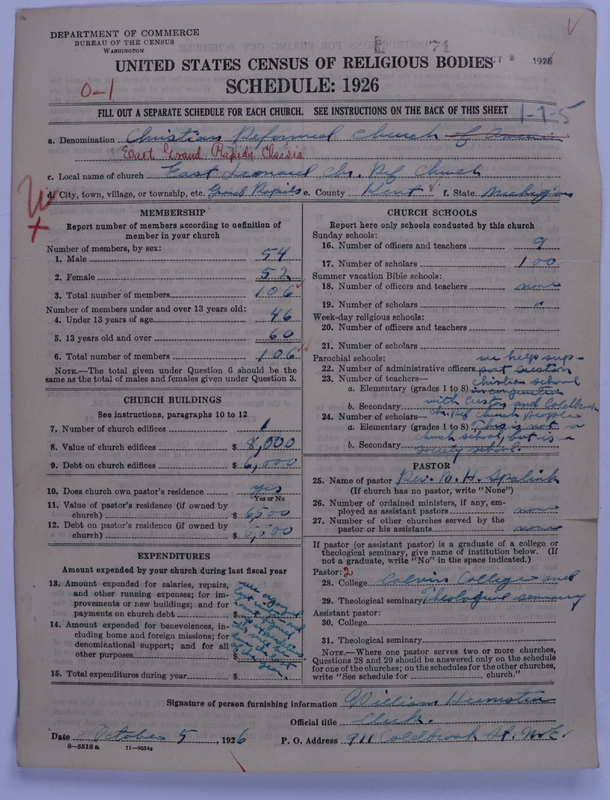 Scan of Christian Reformed Church: 71
