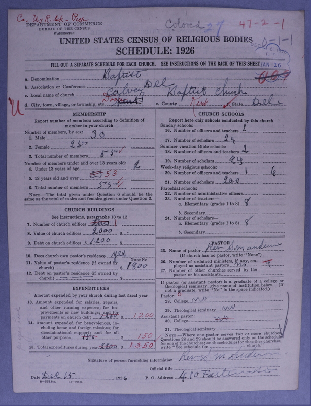 Scan of Negro Baptists: 27