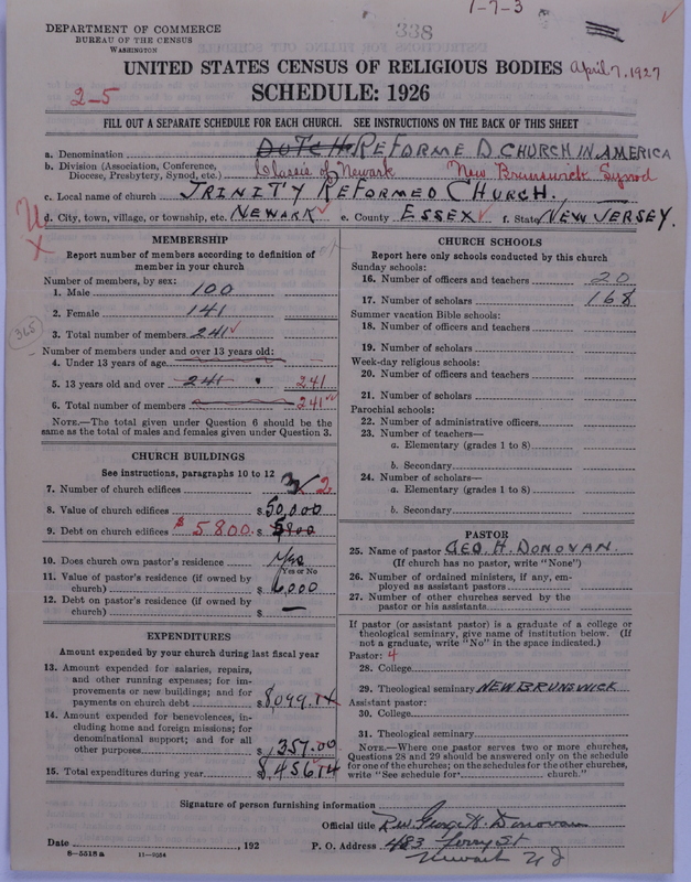 Scan of Reformed Church in America: 338
