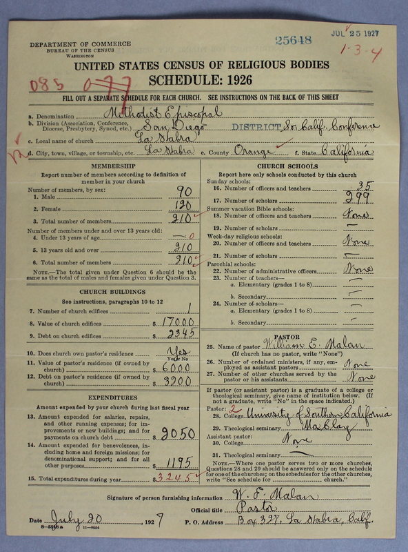 Scan of Methodist Episcopal Church: 25648