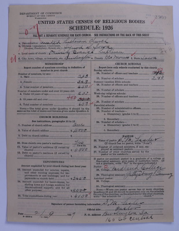 Scan of United Lutheran Church in America: 2560