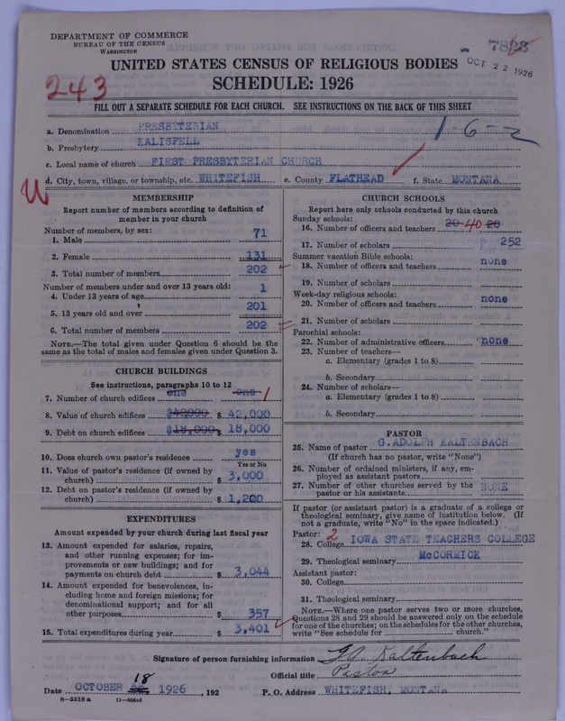 Scan of Presbyterian Church in the United States of America: 7823