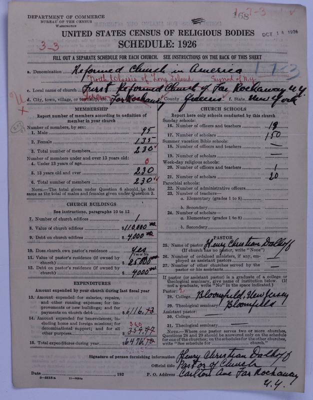 Scan of Reformed Church in America: 168