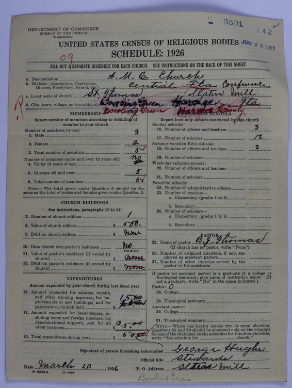 Scan of African Methodist Episcopal Church: 3501