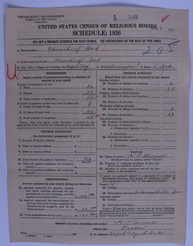 Scan of Church of God (Headquarters, Anderson, Ind.): 392
