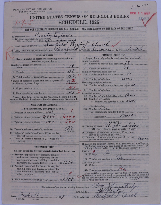 Scan of Presbyterian Church in the United States of America: 4053