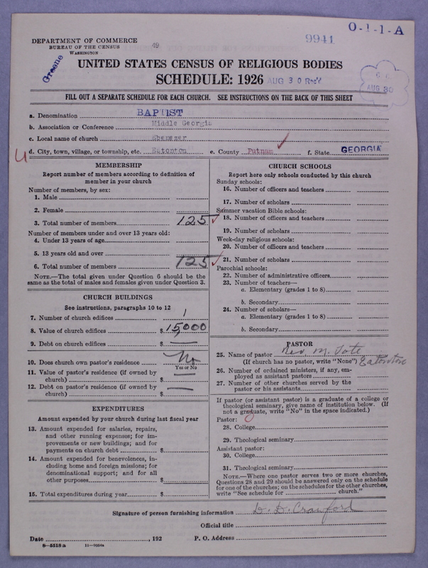 Scan of Negro Baptists: 9941