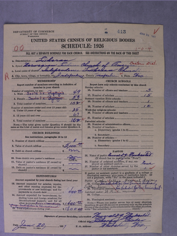 Scan of Norwegian Lutheran Church of America: 413