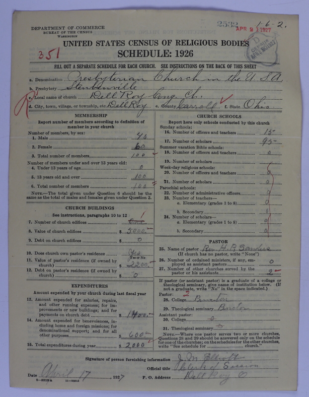 Scan of Presbyterian Church in the United States of America: 2532