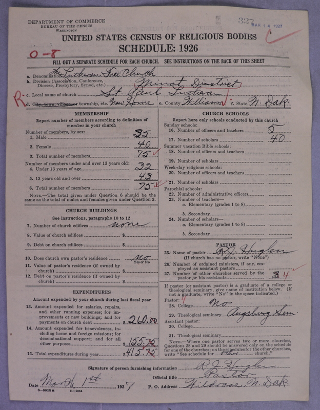 Scan of Lutheran Free Church: 327