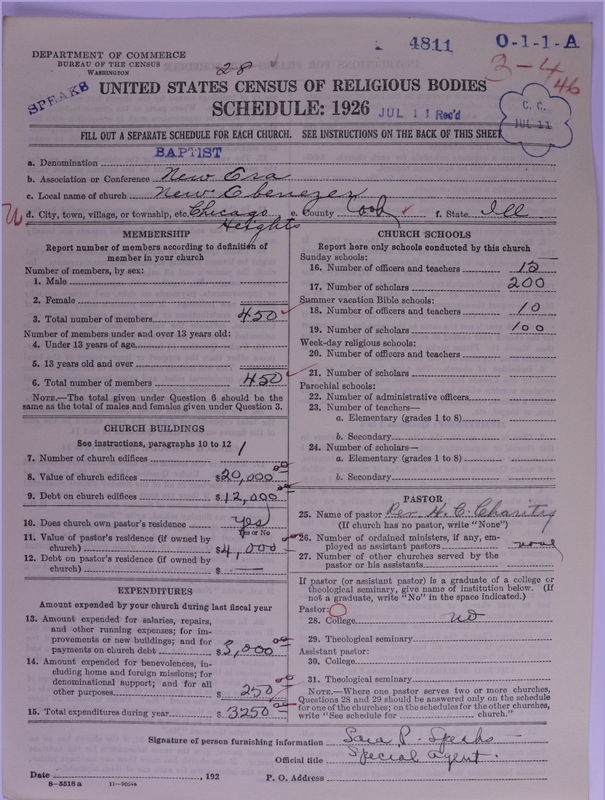 Scan of Negro Baptists: 4811