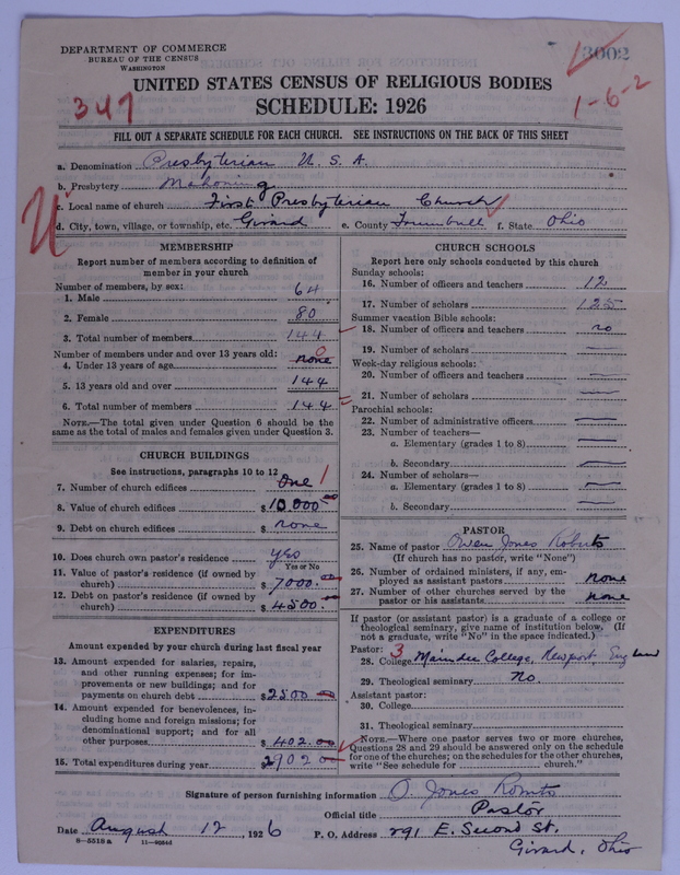 Scan of Presbyterian Church in the United States of America: 3002