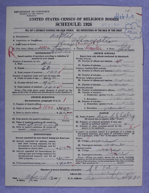 Scan of Negro Baptists: 8612