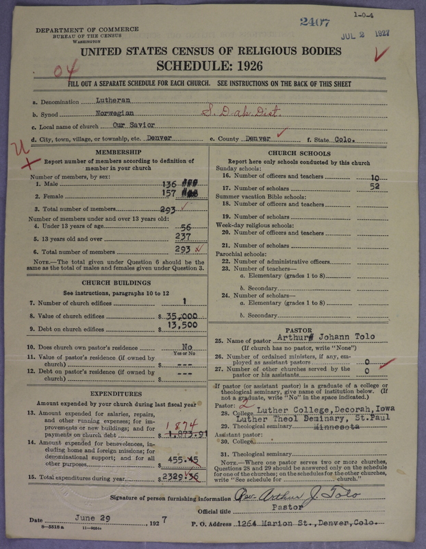 Scan of Norwegian Lutheran Church of America: 2408