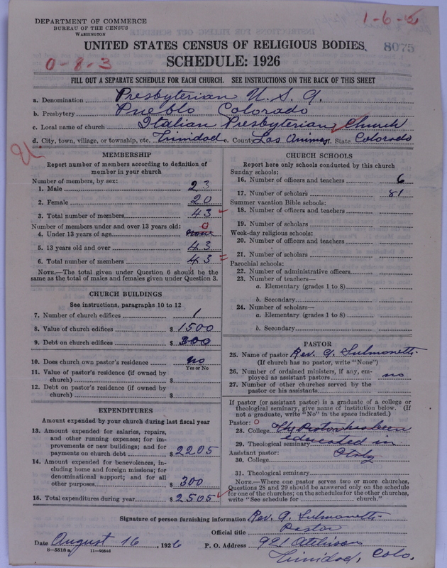 Scan of Presbyterian Church in the United States of America: 8075