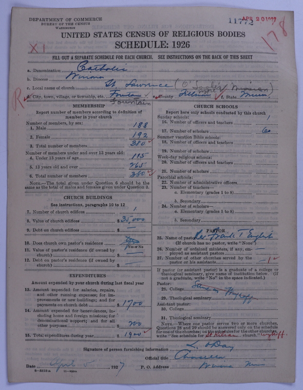 Scan of Roman Catholic Church: 11772