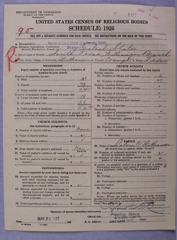 Scan of Church of Jesus Christ of Latter-day Saints: 167