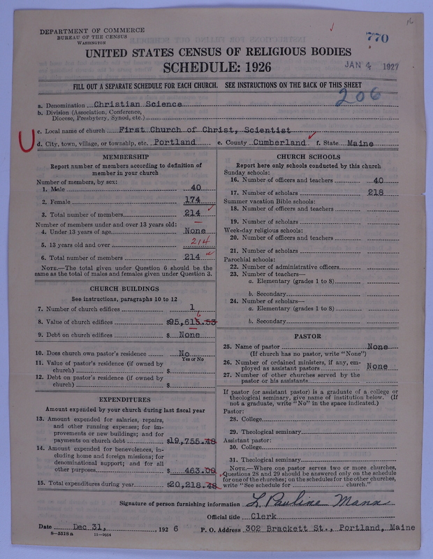 Scan of Church of Christ, Scientist: 770