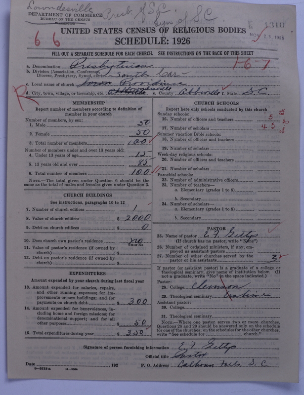 Scan of Presbyterian Church in the United States: 1310