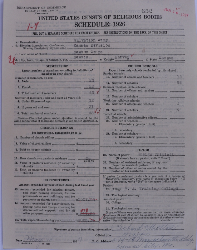 Scan of Salvation Army: 652