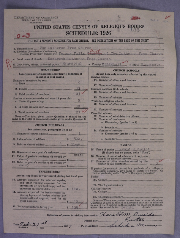 Scan of Lutheran Free Church: 155
