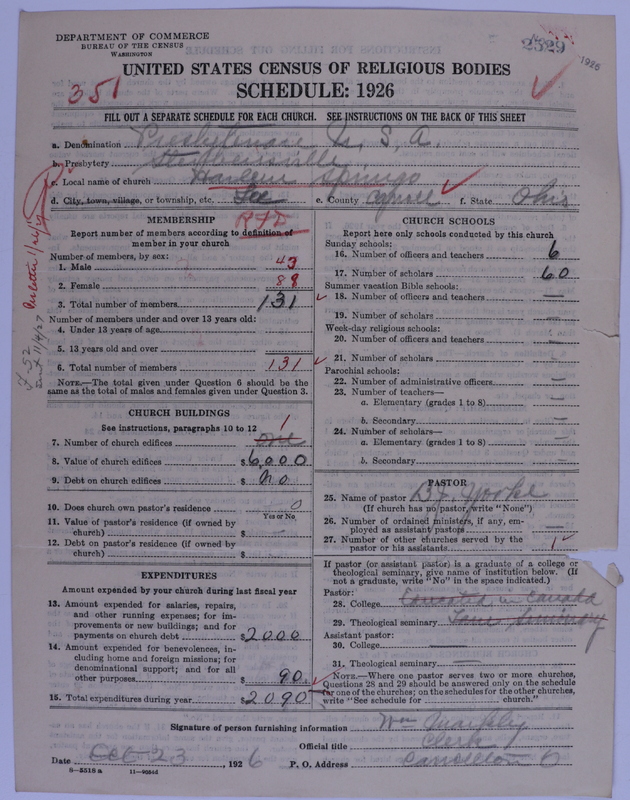 Scan of Presbyterian Church in the United States of America: 2529