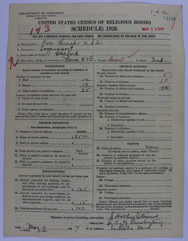 Scan of Presbyterian Church in the United States of America: 3169