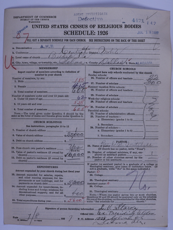 Scan of African Methodist Episcopal Church: 4471
