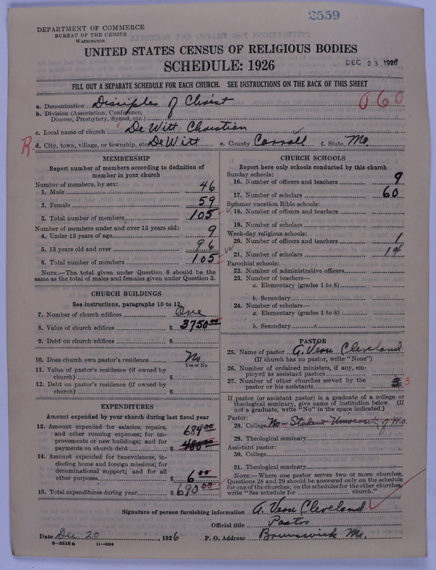 Scan of Disciples of Christ: 2559